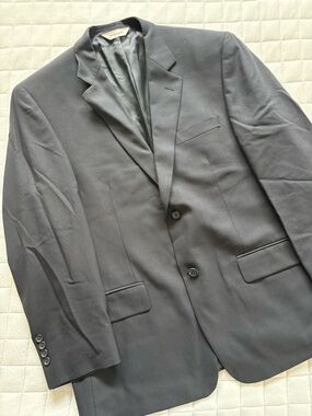 Pronto Uomo Men’s Black Suit Jacket - 42 Short